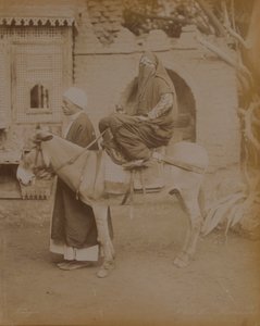 ロバの女、カイロ、1893